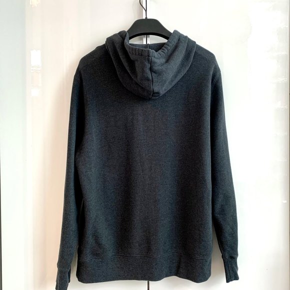 Everyday Fleece Men's Full Zip Hooded Grey Sweatshirt Size XL - Picture 6 of 6